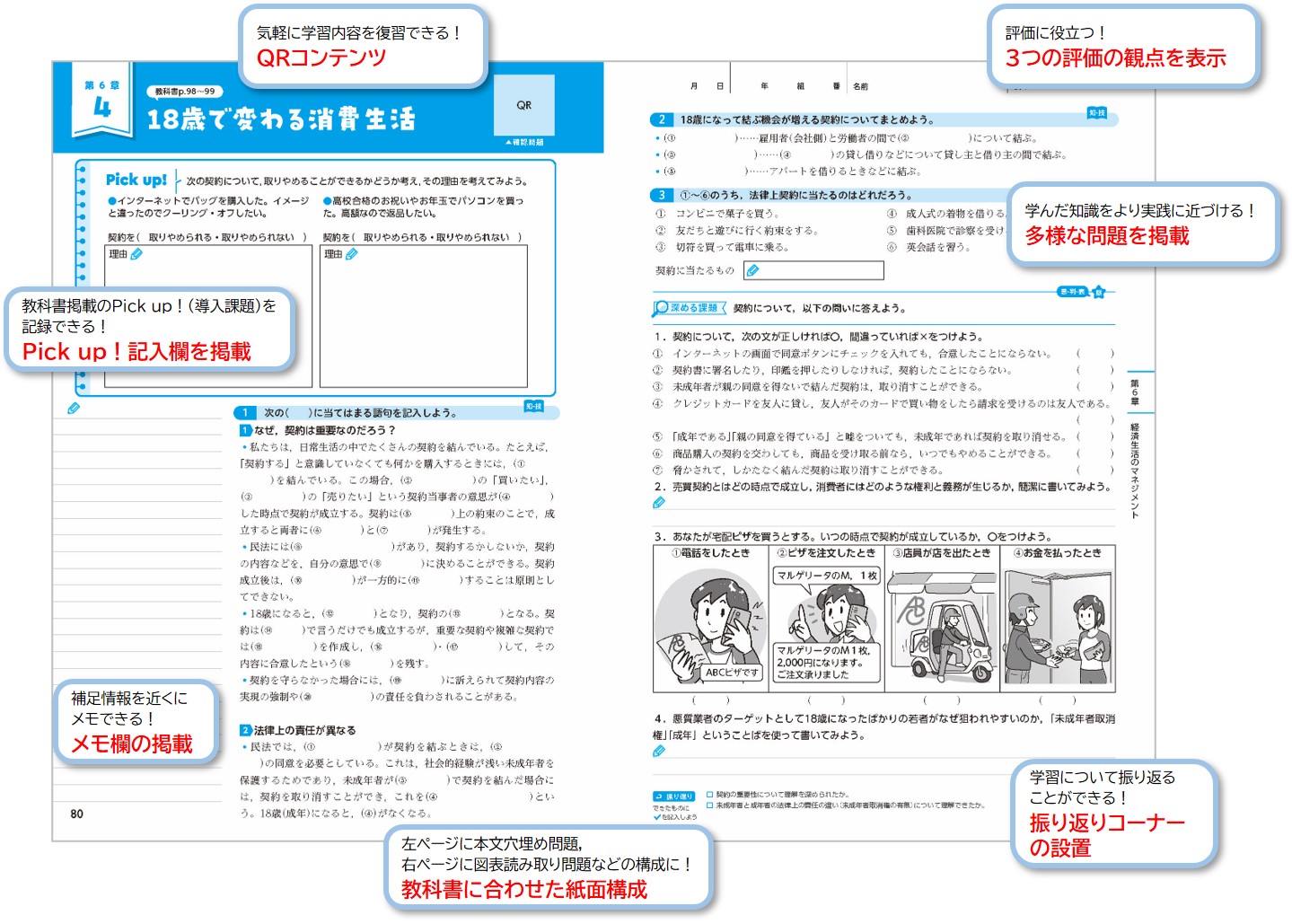 学習ノート　紙面